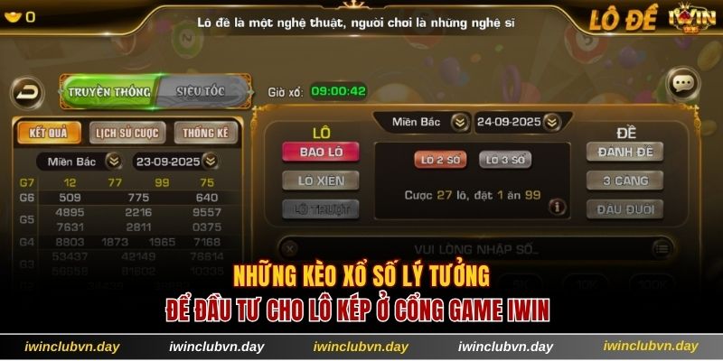 Kèo lý tưởng tại cổng game IWIN để cược những số đẹp 